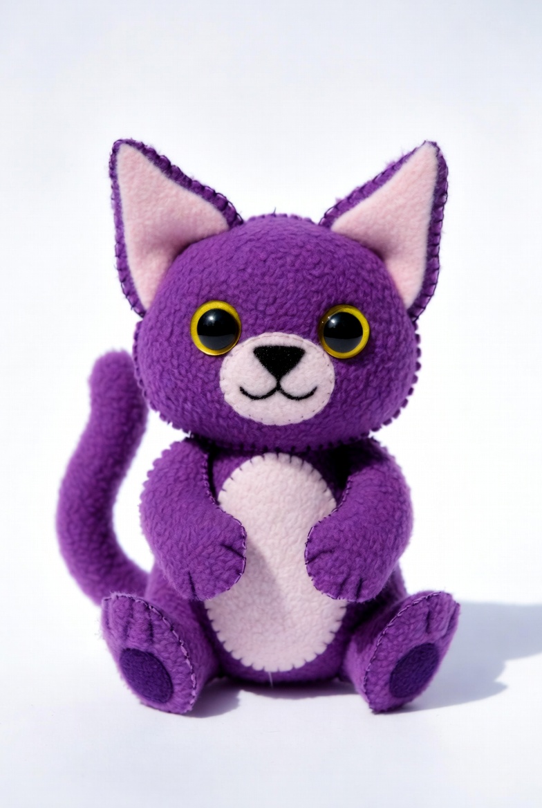 Purple Cat Plushie